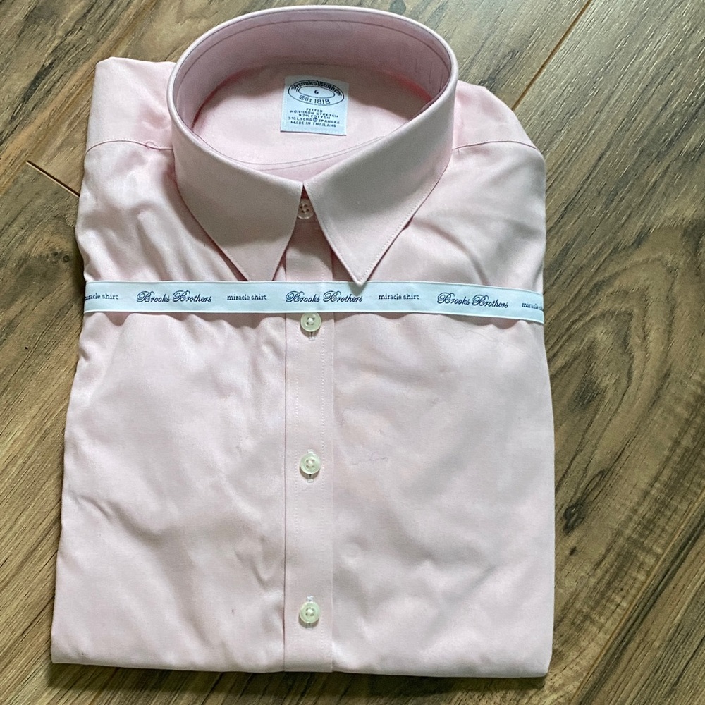 Brooks Brothers Light Pink Dress Shirt